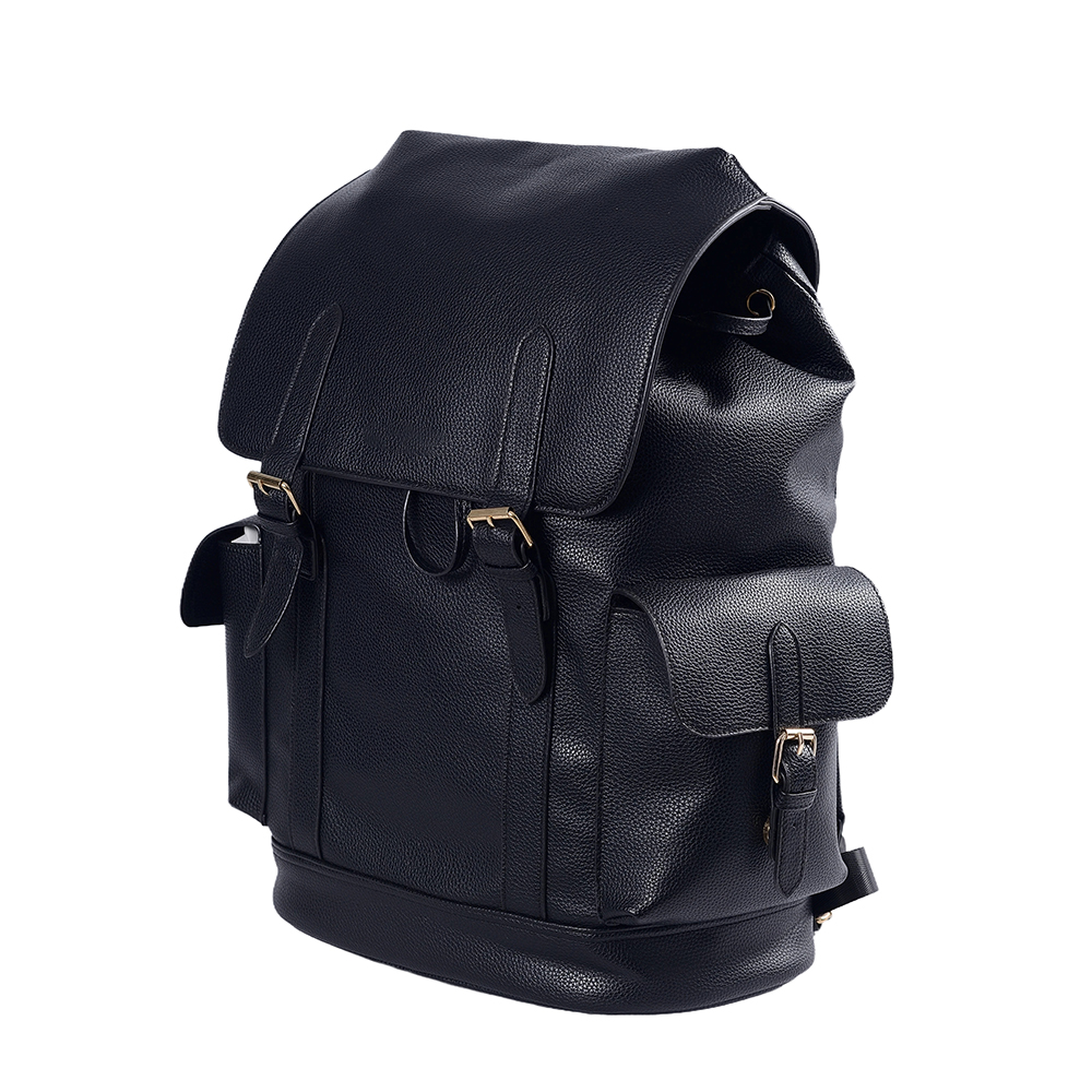 Ransel kulit unisex perjalanan/komuter/bisnis/sekolah