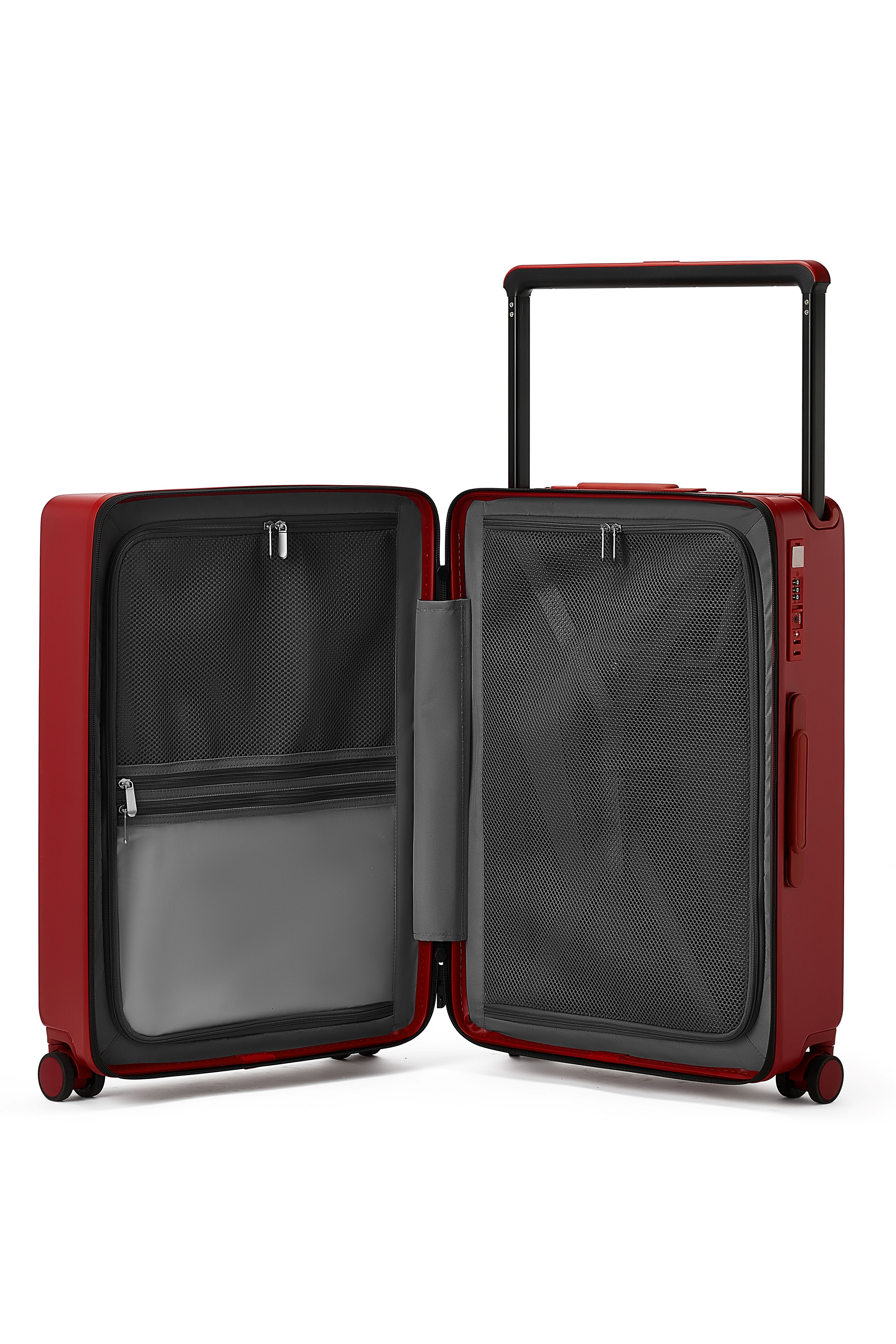 Koper bagasi PC kustom pabrik mengatur hard case 20 inci untuk dibawa ke dalam tas
