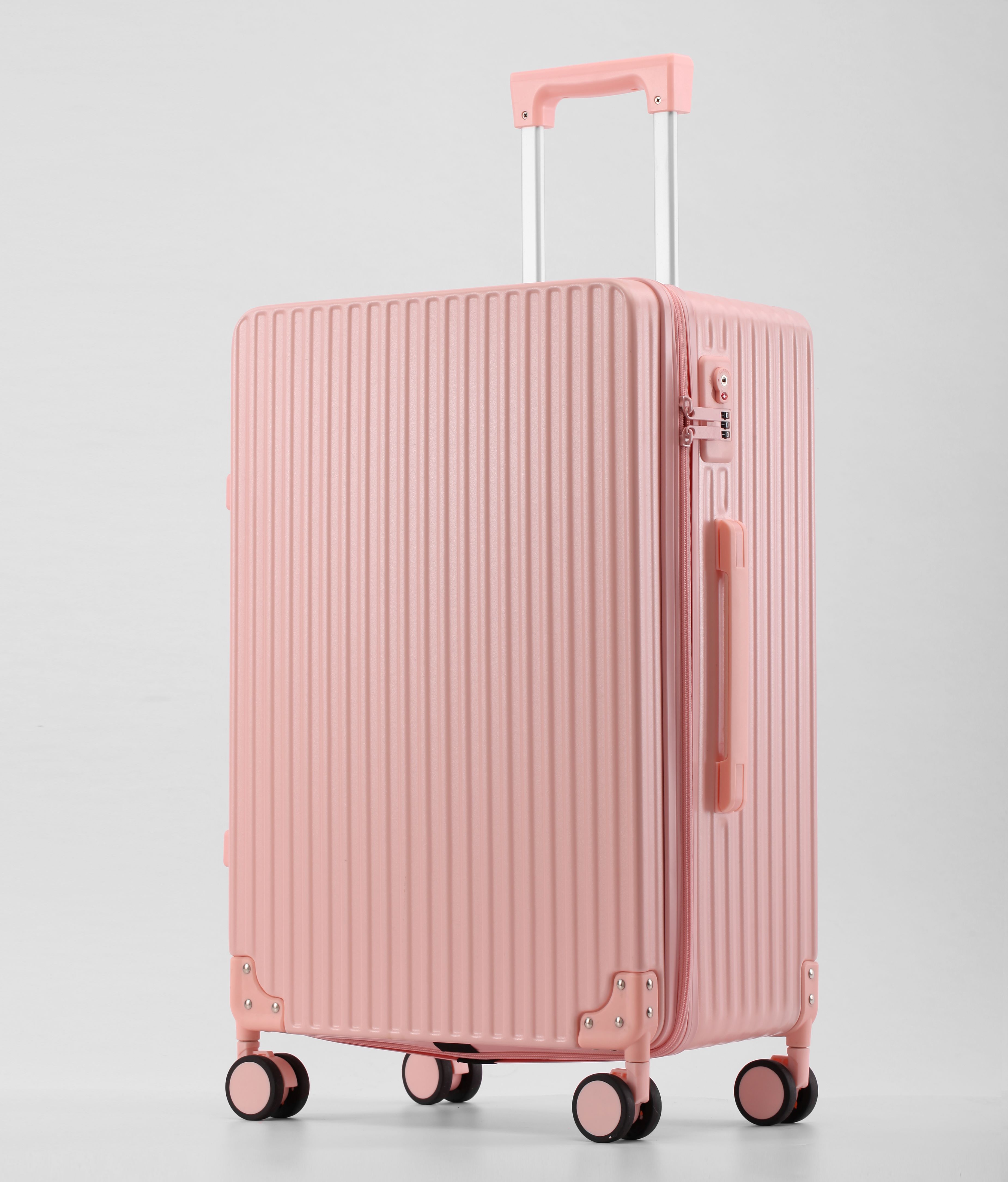 contoh desain ABS hard case troli besi set bagasi koper anti maling