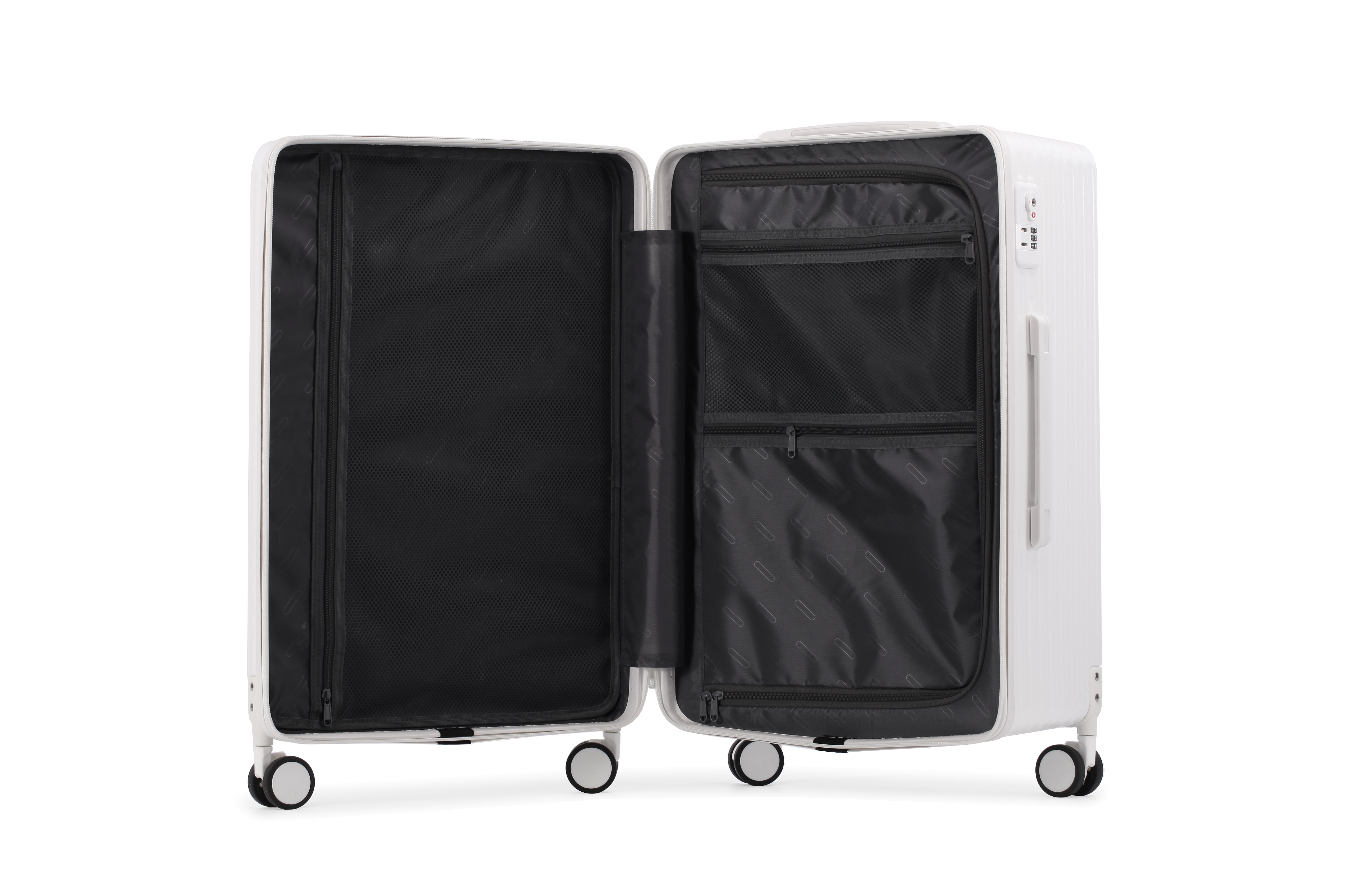 3 pcs set koper bagasi troli PP cangkang bagasi pabrik penjualan langsung yang disesuaikan