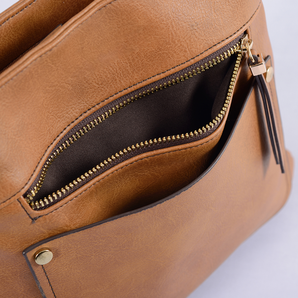 tas messenger unisex kulit pu dengan tas selempang berkualitas tinggi