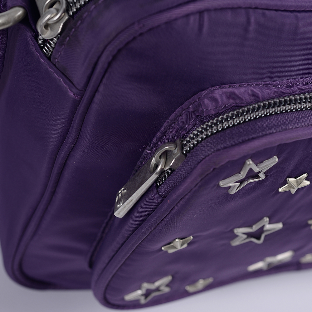 tas bahu tunggal kecil unisex desain kustom dompet multi fungsi tas selempang unisex