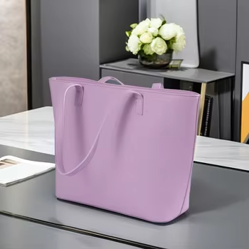 Tas jinjing berkapasitas besar berbahan kulit PU untuk tas tangan wanita yang tahan lama