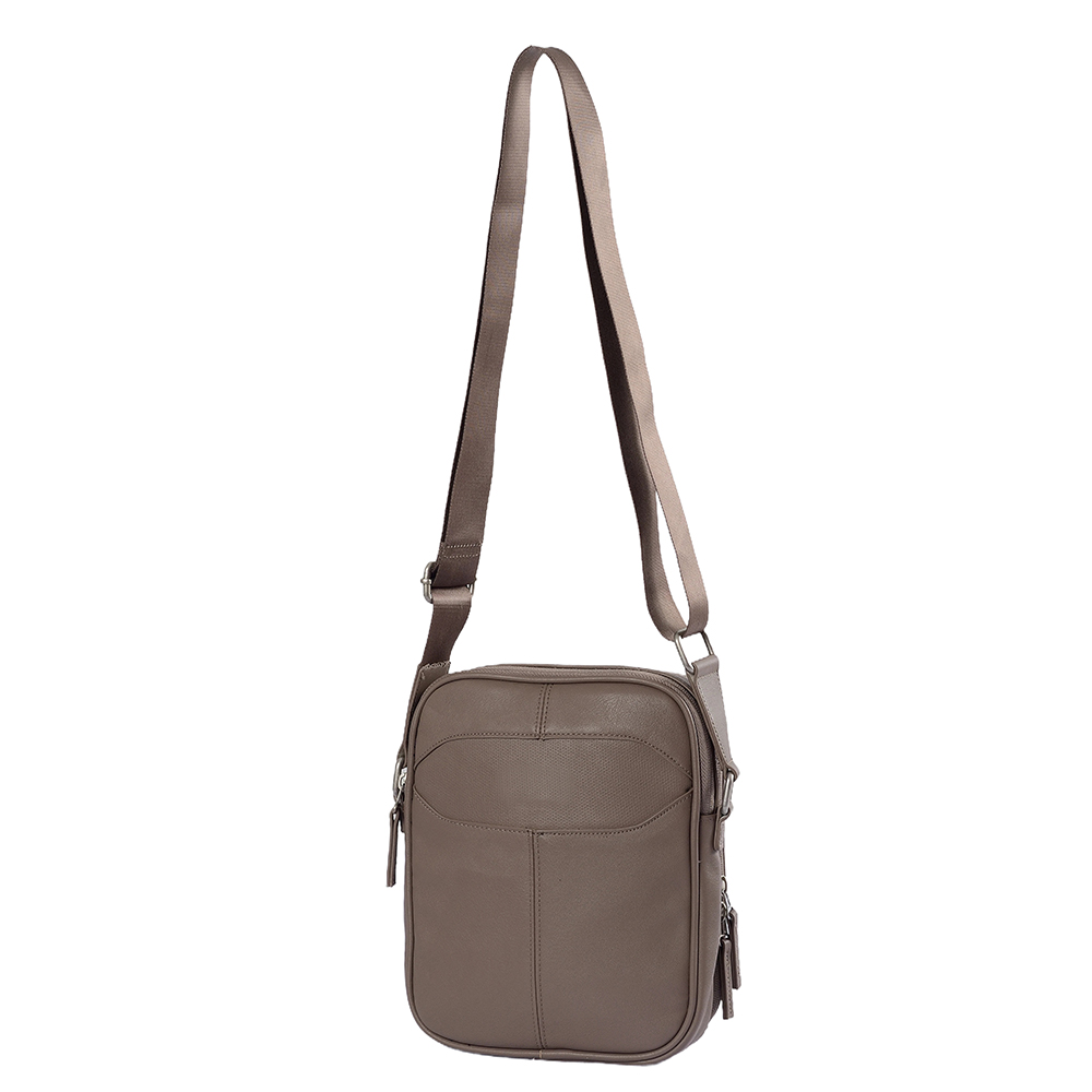tas kulit PU cross body bahu tunggal unisex kustom pabrik
