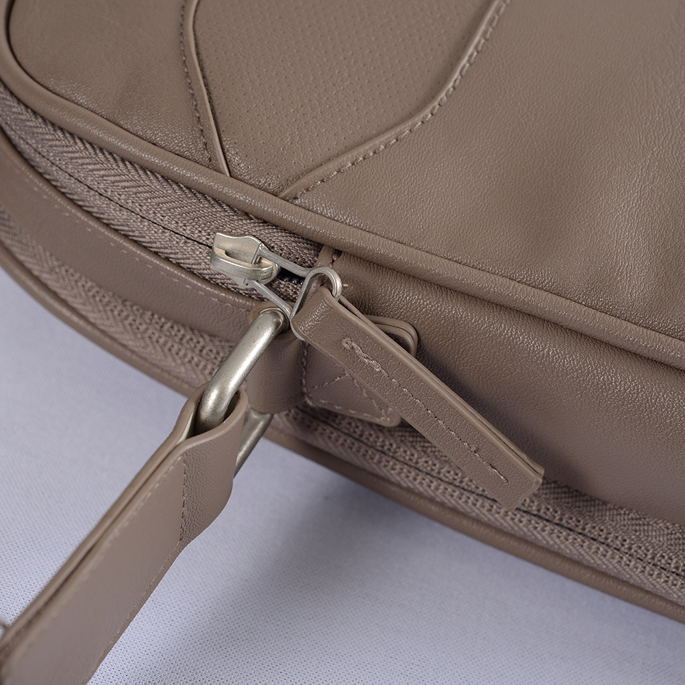 tas kulit PU cross body bahu tunggal unisex kustom pabrik