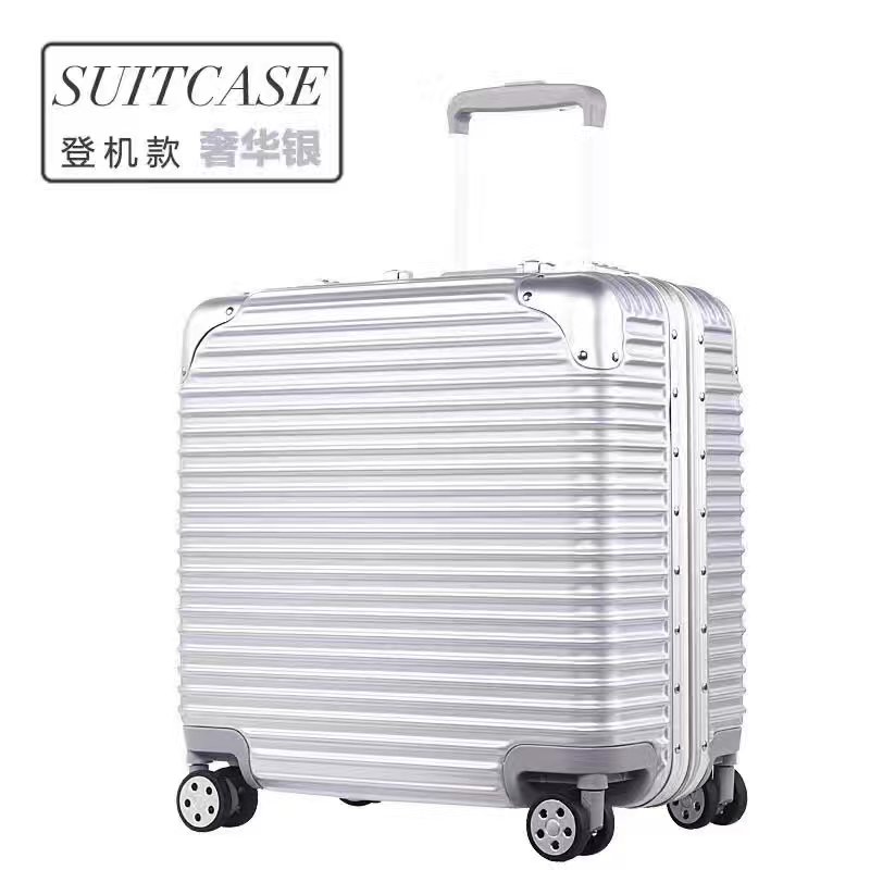 Bingkai aluminium 18 inci roda universal baording case desain khusus pabrik