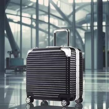 Bingkai aluminium 18 inci roda universal baording case desain khusus pabrik